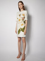 Print Crepe Dress