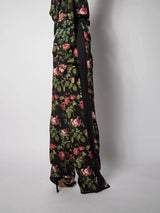 Oversized Trousers With Side Stripes And All Over Print