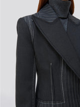 Silvia Patchwork Sculpted Coat