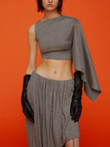 Terry Cotton Bubble Skirt