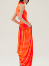 Velvet Midi Bubble Dress