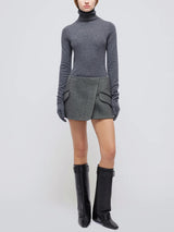 Payton Wrap Mini Skirt