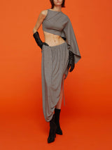 Terry Cotton Bubble Skirt