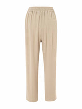 Drive Loose Fit Soft Wrinkle Suiting Pants Beige - Speakthestore