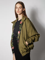 Reversible Bomber Ash Black Red