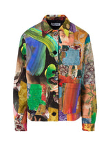 Baroque Print Workwear Jacket - Speakthestore