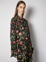 Long Sleeved Shirt Print Ash Black Red