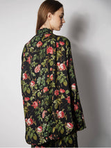 Long Sleeved Shirt Print Ash Black Red