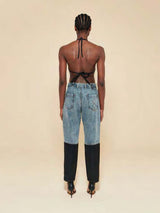 Abot Denim Trousers Women Lightblue