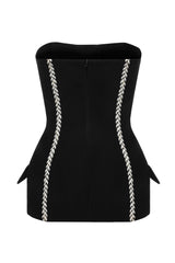 FUZZY DETAILS CORSET