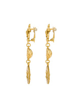 Chanel Double C gold earrings