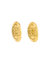 Chanel CC Paris Clip-on Earrings