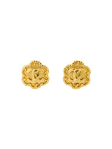 Chanel Shamrock Earrings