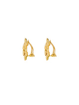 Chanel Shamrock Earrings