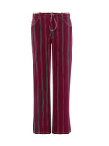 AMANDA Straight fit low-waisted wool trousers