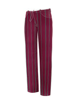 AMANDA Straight fit low-waisted wool trousers