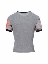 Albina Cotton Corset T-shirt Principessa Rosa