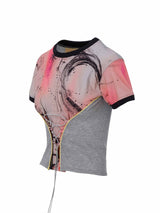 Albina Cotton Corset T-shirt Principessa Rosa