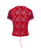 ALBINA Short sleeve corset t-shirt