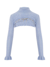 Annalisa Mock Neck Knit Bolero