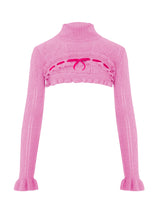 Annalisa Mock Neck Knit Bolero