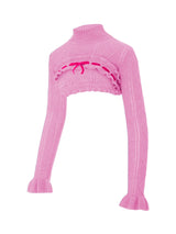 Annalisa Mock Neck Knit Bolero