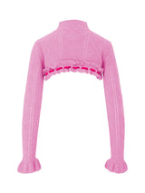 Annalisa Mock Neck Knit Bolero