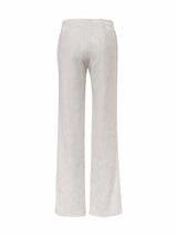 Fluid Floral Jacquard Pants - Speakthestore