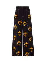 Handcrafted Emoji Jeans