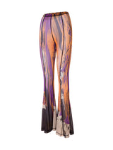 Flared Mesh Leggings