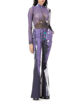 Artbrush Flare Pants