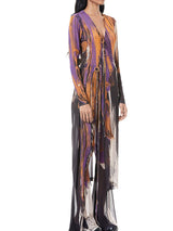 Tie Up Mesh Cover Dress