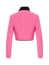 Pink Cropped Blazer