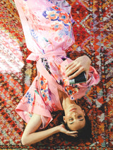 Cherry Blossom Cotton Robe