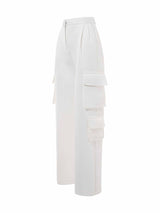 Baggy Pants In White - Speakthestore