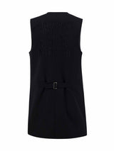 Brandon Black Tailored Vest
