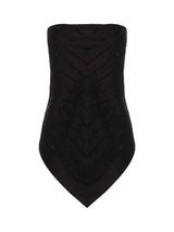 Kris Black Crystal Scarf