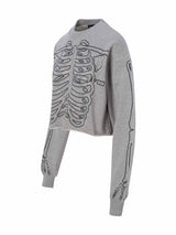 Franky Crystal Skeleton Sweatshirt