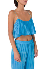 Lisa Crystal Crop Top