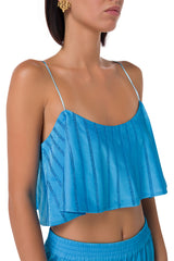 Lisa Crystal Crop Top