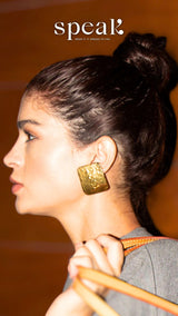 YSL Golden Earrings