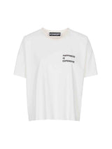 Cut T-shirt Off-white