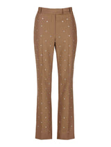 Jewel Trouser Camel Swarovski