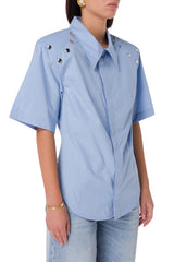 Cube shirt light blue