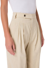 Crag Trouser Stone Linen