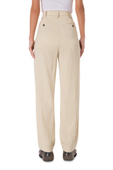 Crag Trouser Stone Linen