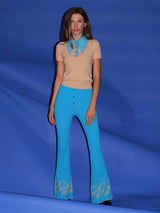 Ribbed Lettuce Edge Pants