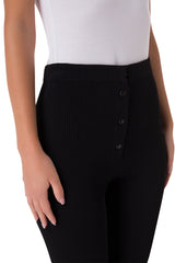 Ribbed Lettuce Edge Pants