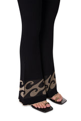 Ribbed Lettuce Edge Pants