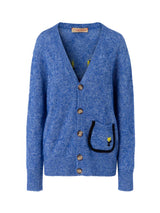 Unisex Oversize Cardigan With Embroideries - Speakthestore